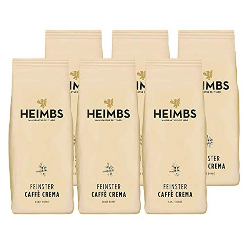 Finest Caffè Crema, hela bönor 500g, förpackning om 6