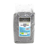 Ekologiska vallmofrön 3 kg, näringsrika ekologiska vallmofrön, perfekt för matlagning och ätande, bekväm storlek