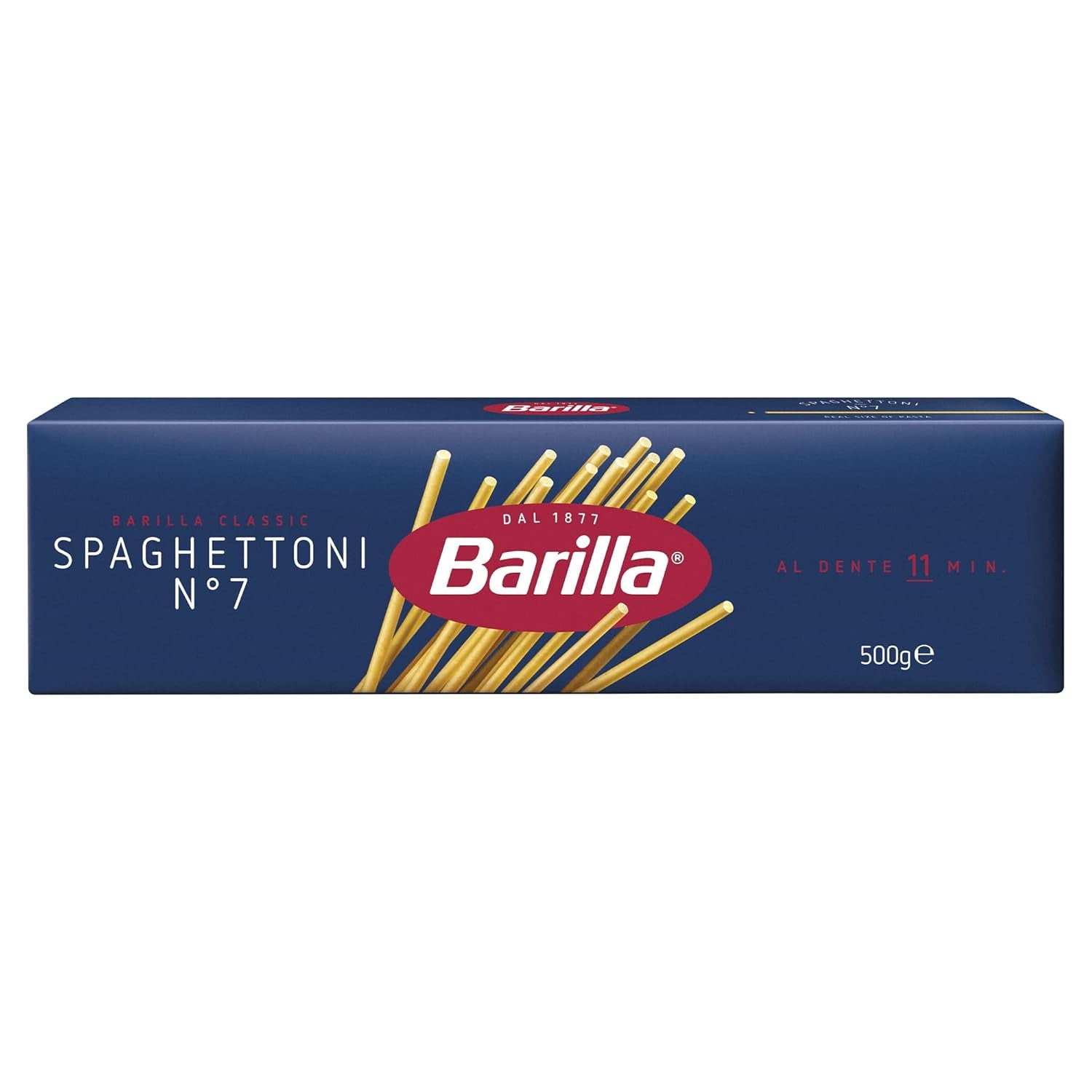 Barilla Classic Spaghetti nr 7 durumvetepasta, alltid al dente (1 x 500 g)