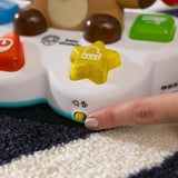 Baby Einstein, Drum & Learn Dean Musical Learning Toy - Multisensorisk babyleksak, 2 spellägen, färger, former och instrument, 50+ ljud, från 6 månader Babyleksaker Naty Shop