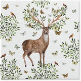 PAW - 3-lagers servetter (33 X 33 Cm) I 20 delar I Perfekt för barns födelsedagar, fester, nattvarder och helgdagar I Färgglada pappersservetter med festmotiv I Djur, glädje, fest - horn