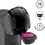 NESCAFÉ DOLCE GUSTO DeLonghi Dolce Gusto Genio S EDG226.A, Kapselespressomaskin inklusive 3 kapslar, kompakt design, justerbar droppbricka, 0,8 l, avtagbar vattentank, 1470 W, antracit
