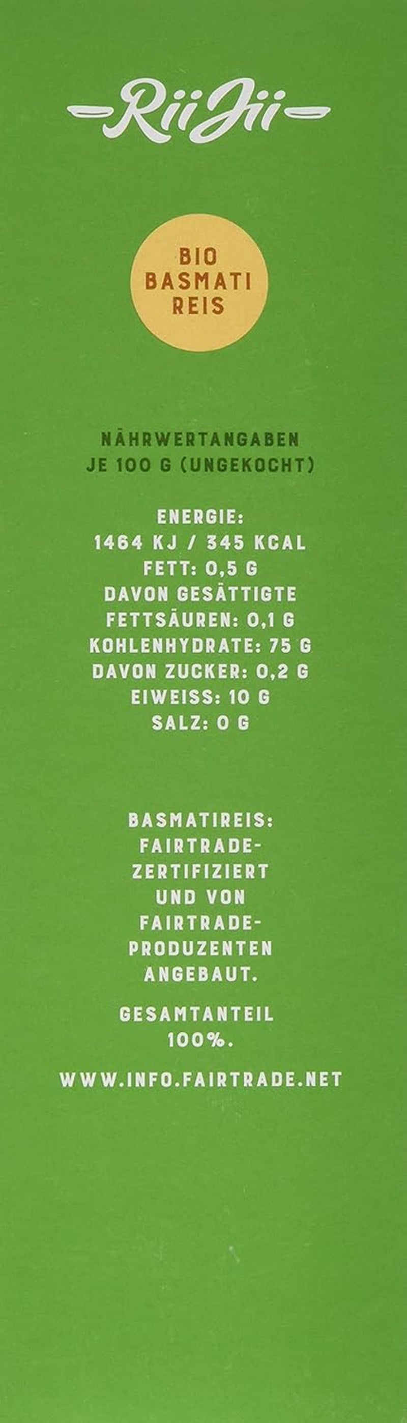 Taraori vitt ekologiskt Basmatiris, FairTrade Naturland, 500 g