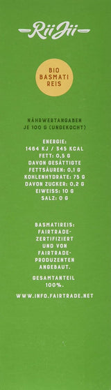Taraori vitt ekologiskt Basmatiris, FairTrade Naturland, 500 g