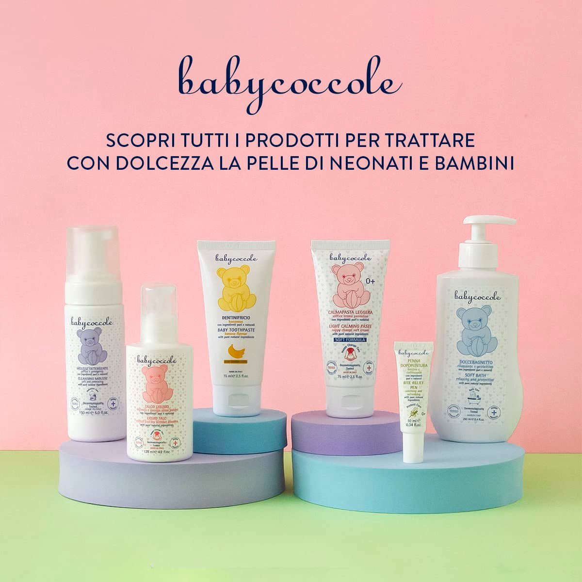 Babycoccole badschampo för spädbarn och barn, med lotusblomextrakt och naturliga ingredienser, för känslig hud, 250 ml Barn - Bath and Skincare Naty Shop