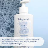 Babycoccole badschampo för spädbarn och barn, med lotusblomextrakt och naturliga ingredienser, för känslig hud, 250 ml Barn - Bath and Skincare Naty Shop