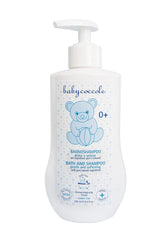 Babycoccole badschampo för spädbarn och barn, med lotusblomextrakt och naturliga ingredienser, för känslig hud, 250 ml Barn - Bath and Skincare Naty Shop