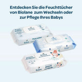 BIOLANE - Baby-Feuchttücher Mit 99,9% Wasser - Rent Water - Packung Mit 12 X 48 (576 Feuchttücher) - Für Empfindliche Haut - Ab Der Geburt - Duftfrei - Wechseln Und Reinigungspflege Naty Shop