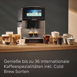 Siemens EQ900 TQ903D03 Automatisk espressomaskin, Appkontroll, Intuitiv Touch Display, Barista Mode, AromaBoost, Brusreducering, Premium Grinder, Automatisk Ångrengöring, 1500 W, Rostfritt stål