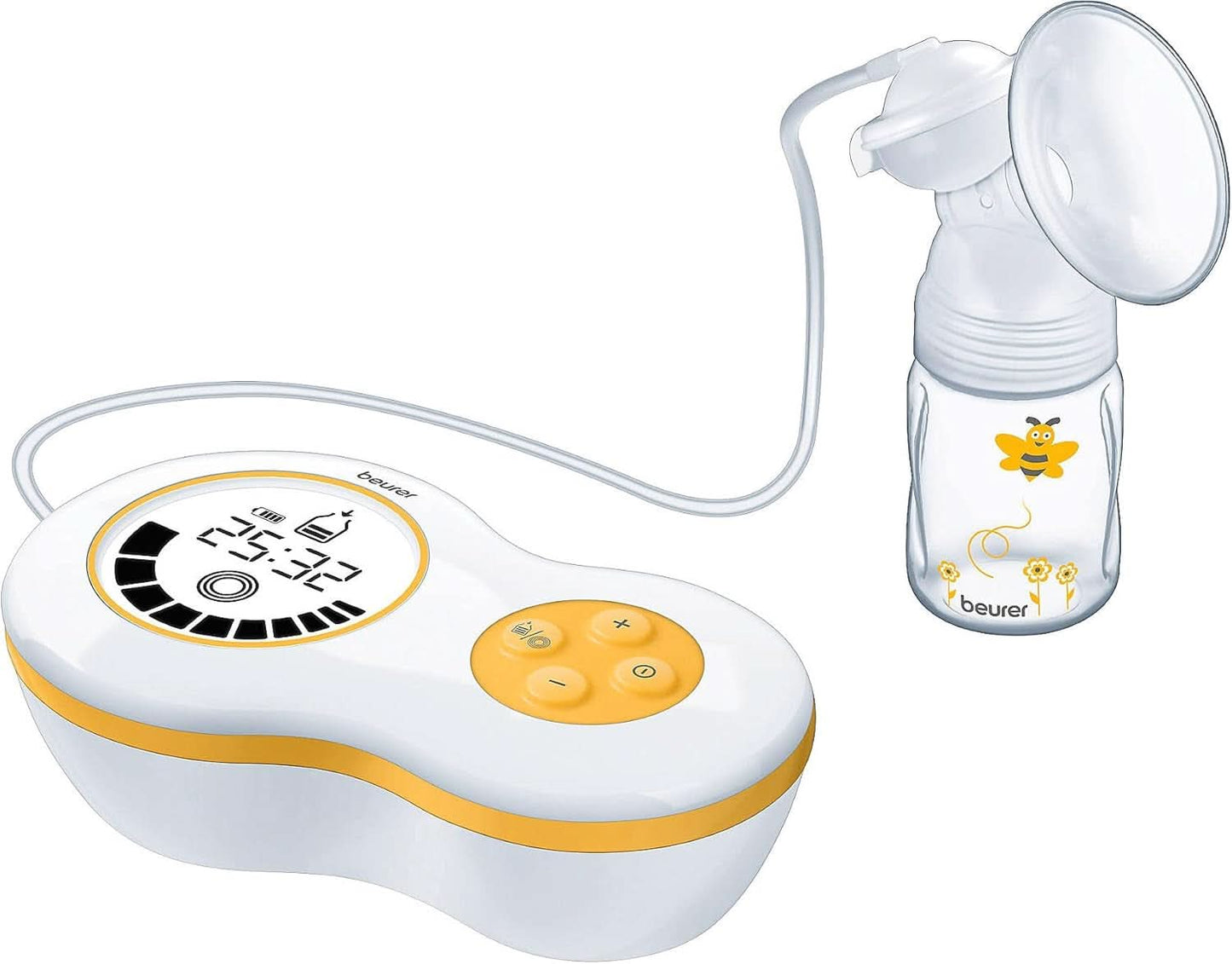 Beurer by 40 Elektrisk bröstpump med stimuleringsläge och minnesfunktion, inklusive Avent och Nuk adapter Tillbehör Mat och amning Bebe Naty Shop