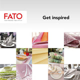 Fato - torra pappersservetter, luftlagda, tygeffekt, paket med 50 servetter, storlek 40X40 vikta i 4, färg svart