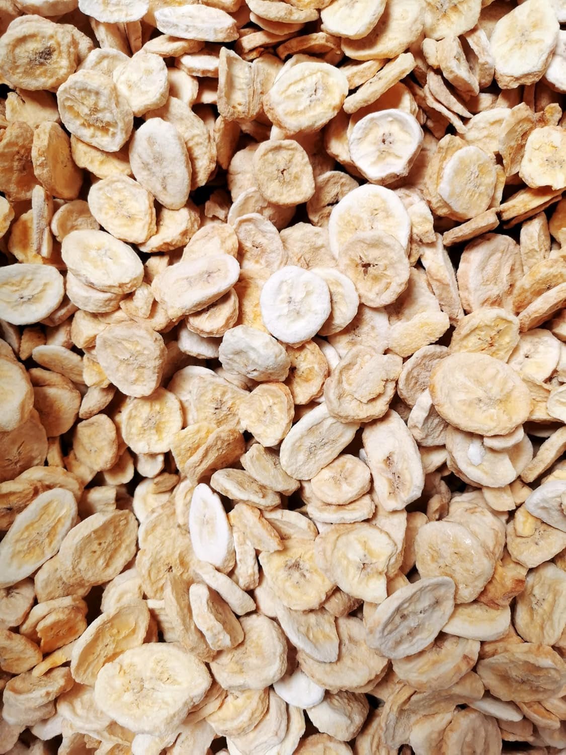 Frystorkade bananer 150g skivor, Frystorkade frukter utan tillsatser Ren - 100% naturlig torkad frukt - Torkade bananer torkad frukt från Foozia Dehydrerade produkter Naty Shop