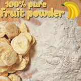 Frystorkade bananer i pulver | XL 300g Fruktpulver Frystorkat bananpulver | För smoothie, bakning, tårta | Frystorkad banan | Frystorkade frukter | ZingyZoo Banana Powder Naty Shop Dehydrerade produkter