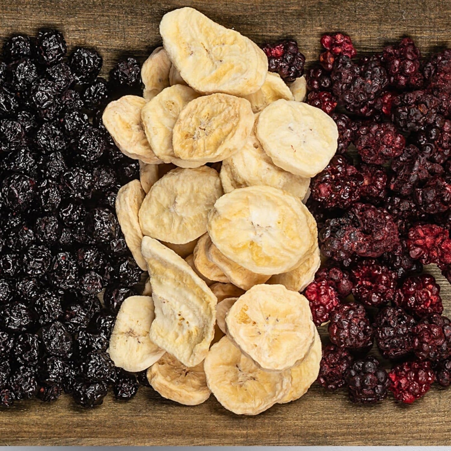 Frystorkade bananer | Paket 120g Torkade bananer utan socker | Frystorkad banan | Bananer med torkad frukt | Frystorkade färska bananer | Frystorkade bananskivor Naty Shop torkade produkter