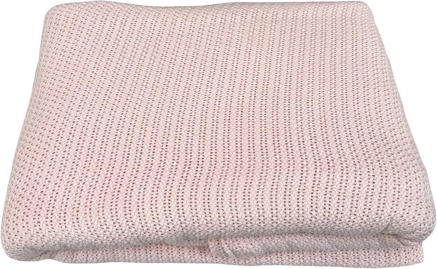 Familjesängkläder Rosa cellfilt för dubbelsäng, bomull, stort överkast, vändbart, lätt, termiskt, mjukt, traditionellt cellfilt, 230 X 230 cm täcken och täcken Naty Shop