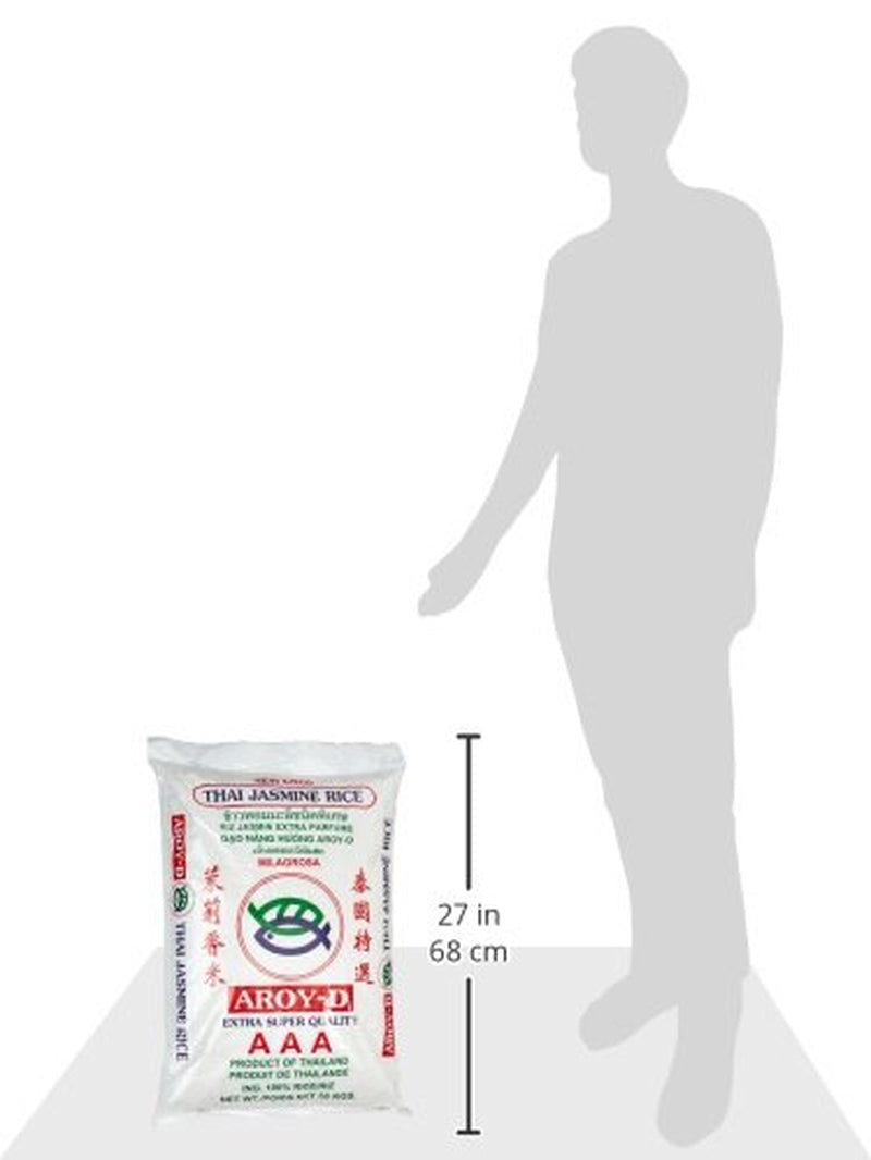 Aroy-D doftande ris, 100 % långkornigt ris, 1 förpackning (1 x 20 kg)