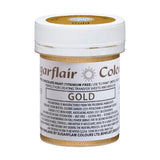 Matfärg Sugarflair Chocolate Gold - Färgat ekologiskt kakaosmör, chokladfärg för färgning av choklad, praliner - 35 g