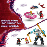 LEGO NINJAGO Soras Dragon Spinjitzu Spinner - Action Ninja Toy med 2 minifigurer - Litet lekset för barn - Presentidé för pojkar och flickor 6 år gamla 71824 Byggset Besuche den LEGO-Store