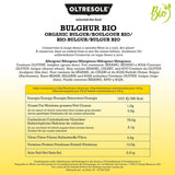 Ekologisk italiensk Bulgur 5 kg, fullkornsvete, durumvete, knäckt vete, perfekt för att göra tabbouleh och orientaliska rätter, praktiskt format