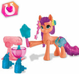 My Little Pony - Discover Your Sparkle Pony: Beauty Mark Magic Sunny Starscout, Ponny från hov till hjärta 7,5 cm, Ålder 5+, F5250, Flerfärgad