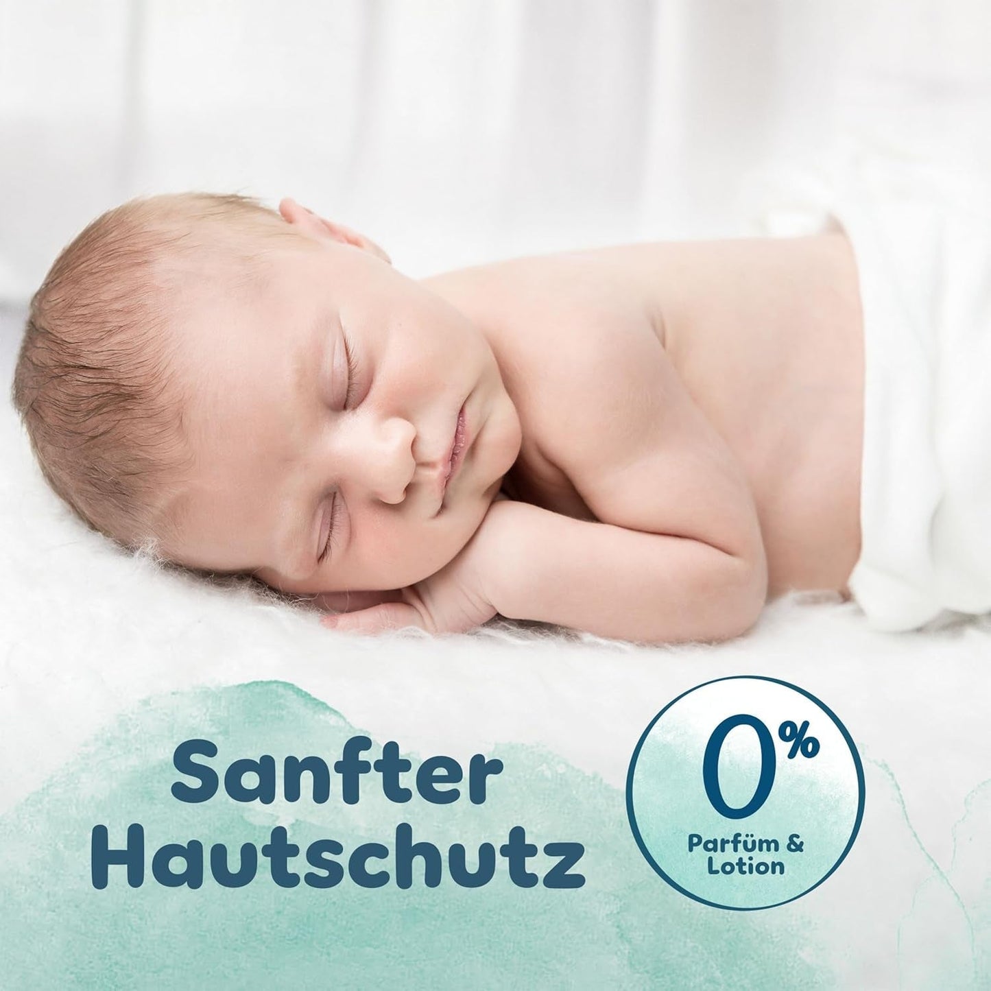 Pampers Harmony blöjor storlek 1, 180 blöjor, 2kg-5kg, skonsamt hudskydd med 100% Pampers skydd