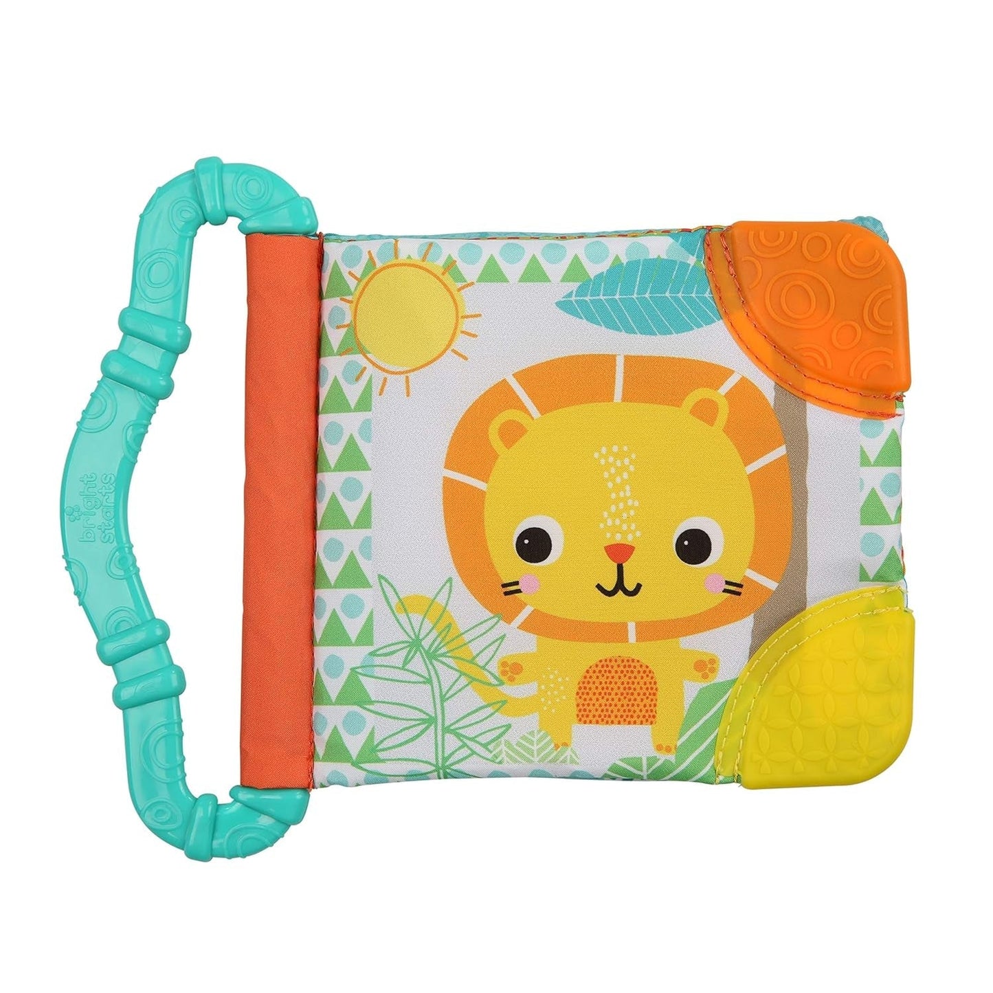Ljusa startar, tänder och läs, rattle Cloth Book och Animal Picture Book Cloth Ratle Book, Bandring, tandköttslindrande ring, leksak för spädbarn och småbarn 3 månader Babyleksaker Naty Shop Standardtitel