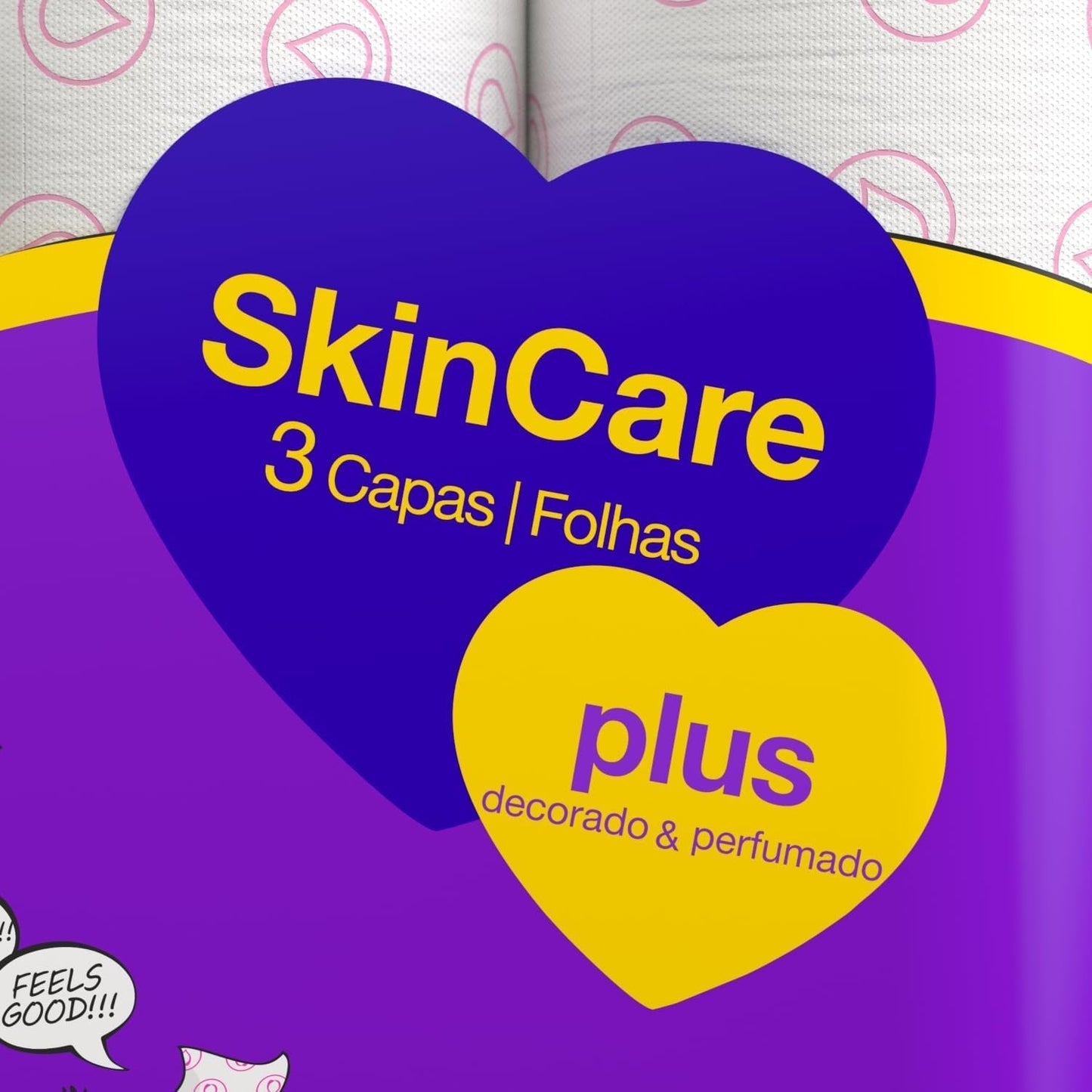 Renova - Toalettpapper Skin Care Plus, dekorerad, doftande - 12 rullar (toalettpapper)