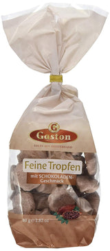 Fina droppar med chokladsmak Förpackning om 18 (18 x 80 g)