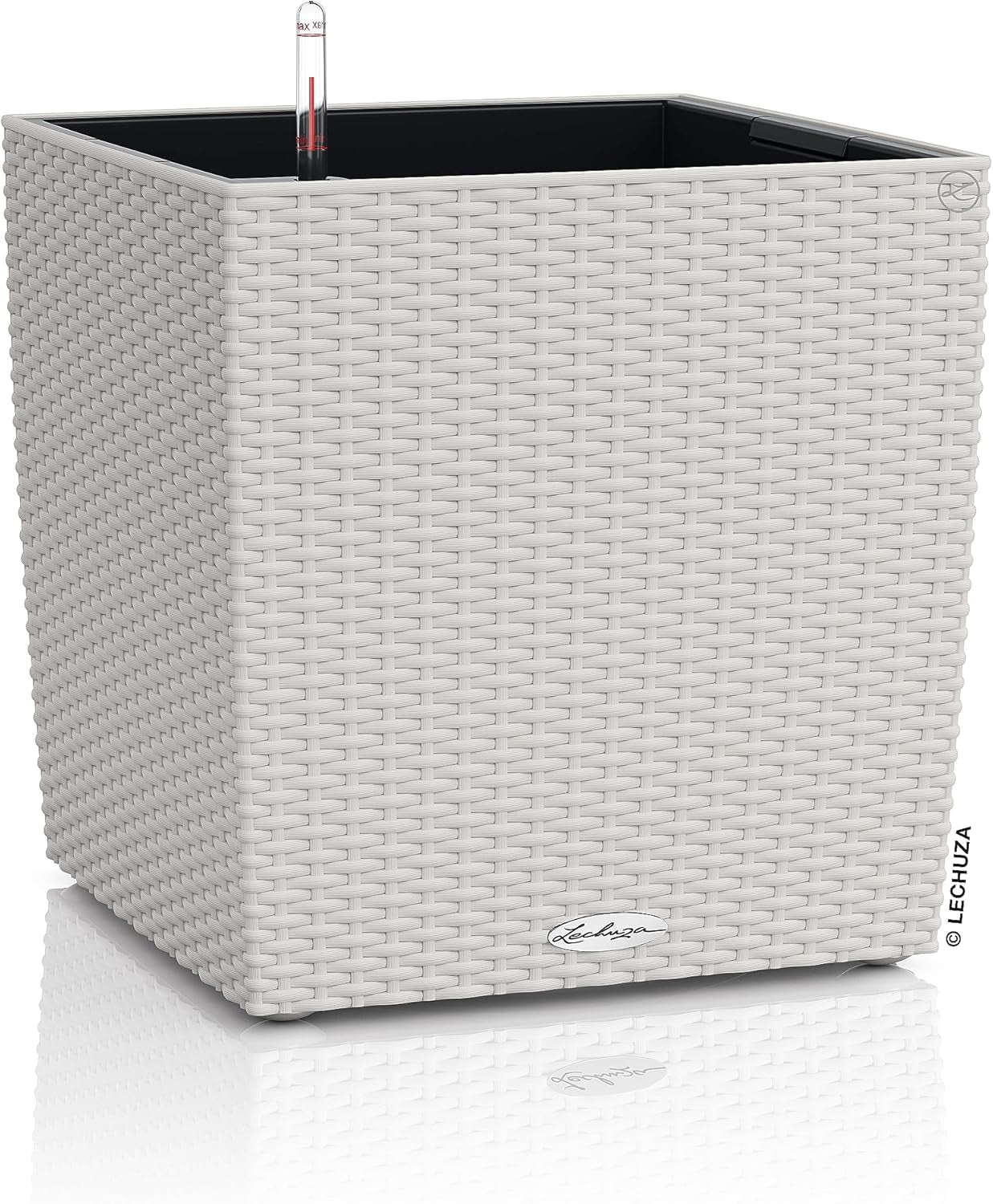 LECHUZA CUBE Stuga 30 granit 15372