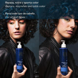 Valquer Professional Mask Power Color färgat hår. Vegansk och sulfatfri (gyllene blont hår) hårfärgsförstärkare - 275 ml Naty Shop hårmask