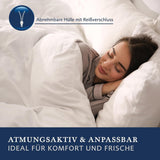 Billerbeck Pillow S20 Latex - Nackkudde i 40 X 80 Cm - Nackstödskudde med mjuk latexkärna, vita Naty Shop standardkuddar