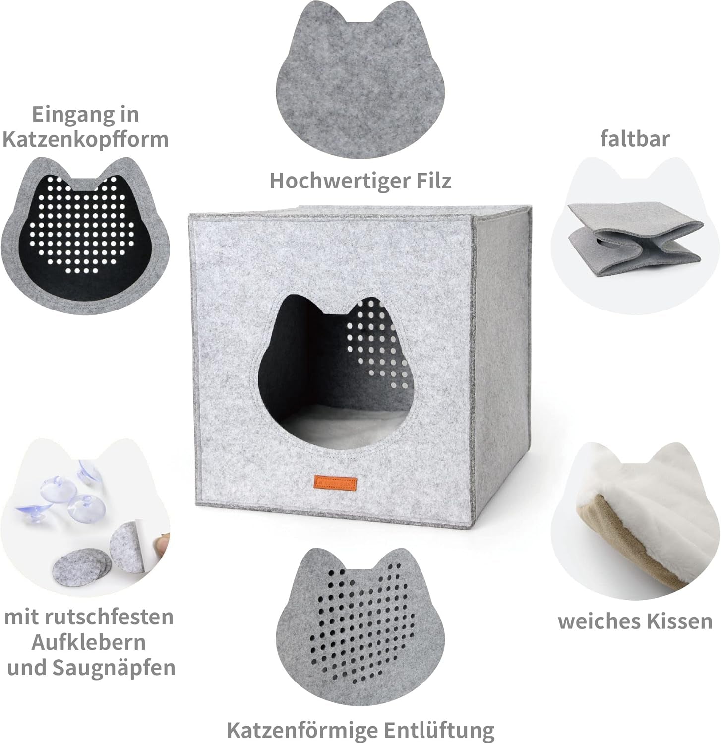 Filtar och möbler, husdjur, grottor och hus, katter, sängar för katter, katter - sängar, madrasser