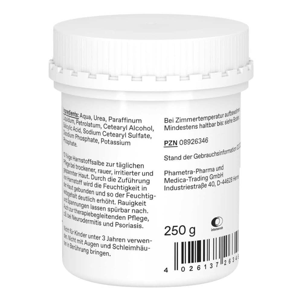 Phametra Urea Salva med urea 10%, 250 g Kosmetika och skönhet Naty Shop