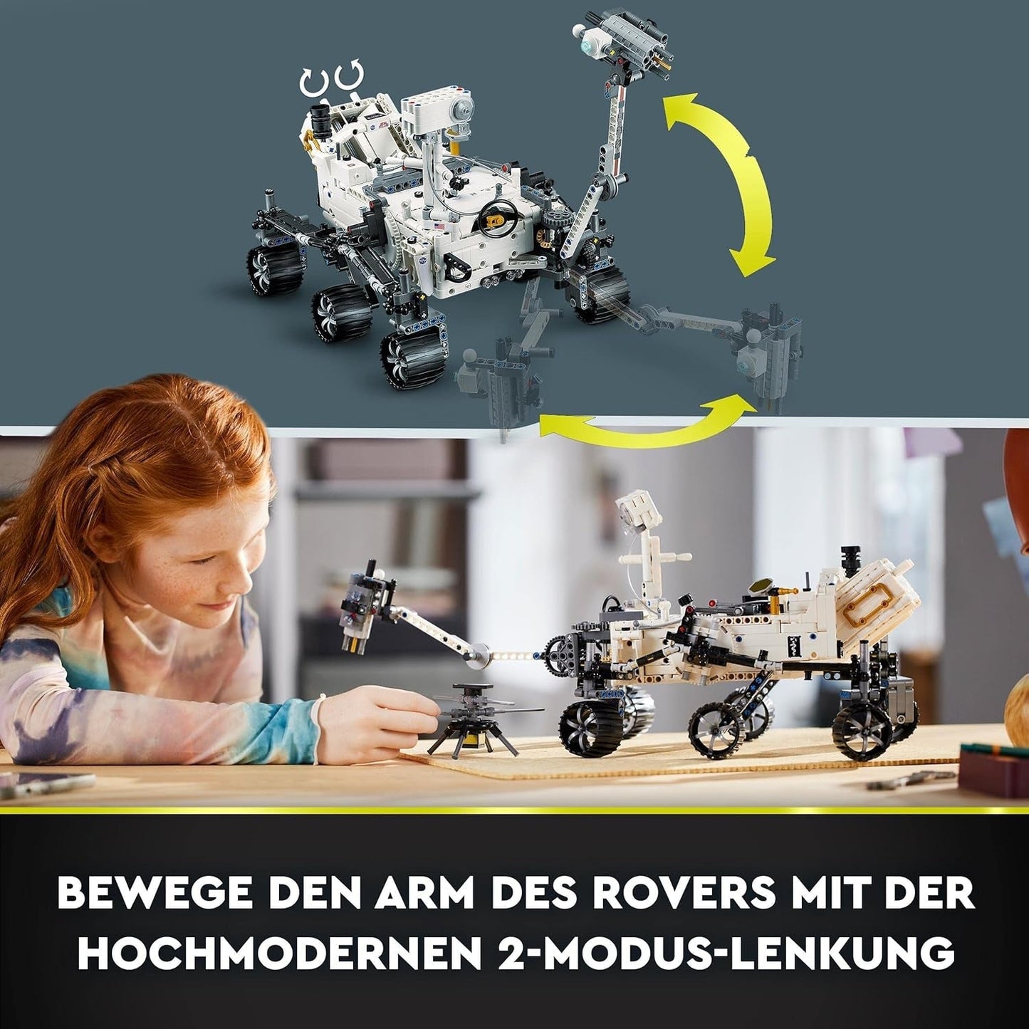 LEGO Space Toy Set 42158 Technic NASA Mars Rover Perserverance with Ar App, Science Building Toy för flickor och pojkar 10+ byggset Besuche den LEGO-Store
