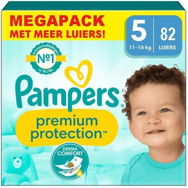 Pampers Premium Protection Storlek 6, 74 Blöjor, 13kg+, #1 för komfort och skydd för känslig hud