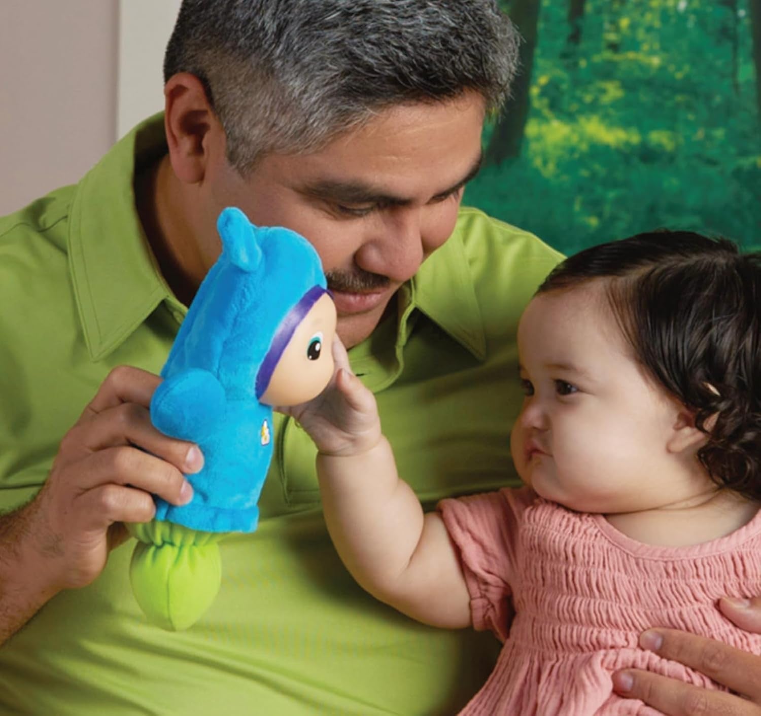 Playskool plysch ljusblå sovleksak lämplig för bebisar från 0 månader. Bebe Naty Shop leksaker