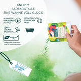 Kneipp, badkristaller, med naturliga extrakt av stjärnfrukt och lycklöver, med en hög andel Luisenhaller salt, 60 gram Dusch och bad Naty Shop