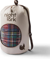 Night Lark Cozy Sherpa Fleecefilt, Klassisk Röd Tartan, 9 Tog, Lyxig, Fluffig, Tjock Och Vändbar, Perfekt För Soffa, Säng, Soffa, Soffa. Allergivänlig, maskintvättbar, Storlek: Night Lark Sängar och täcken