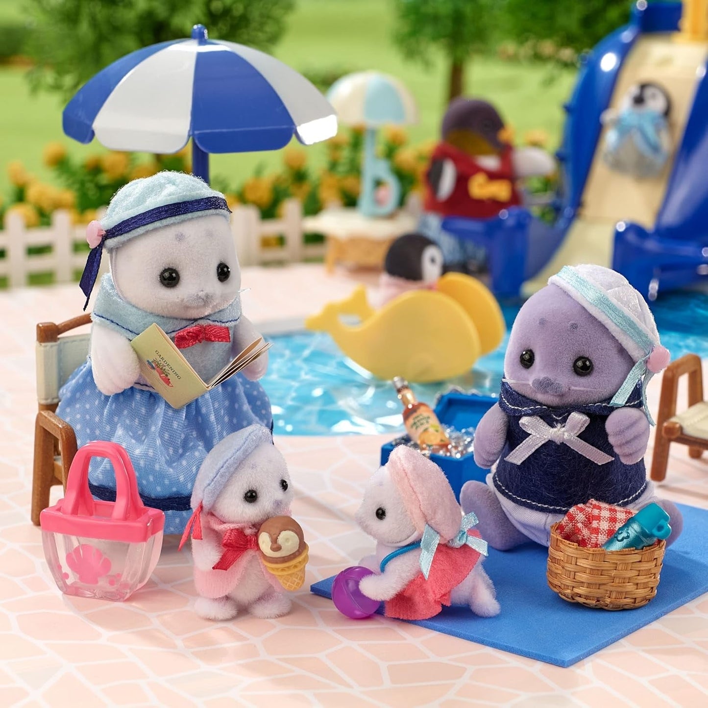 Sylvanian Families - 5759 Sälfamiljen Djurfigur Detaljerad leksak för åldrarna 3+ Naty Shop Dolls