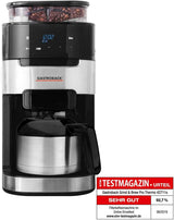 GASTROBACK Grind & Brew Pro termisk espressomaskin, silver, svart