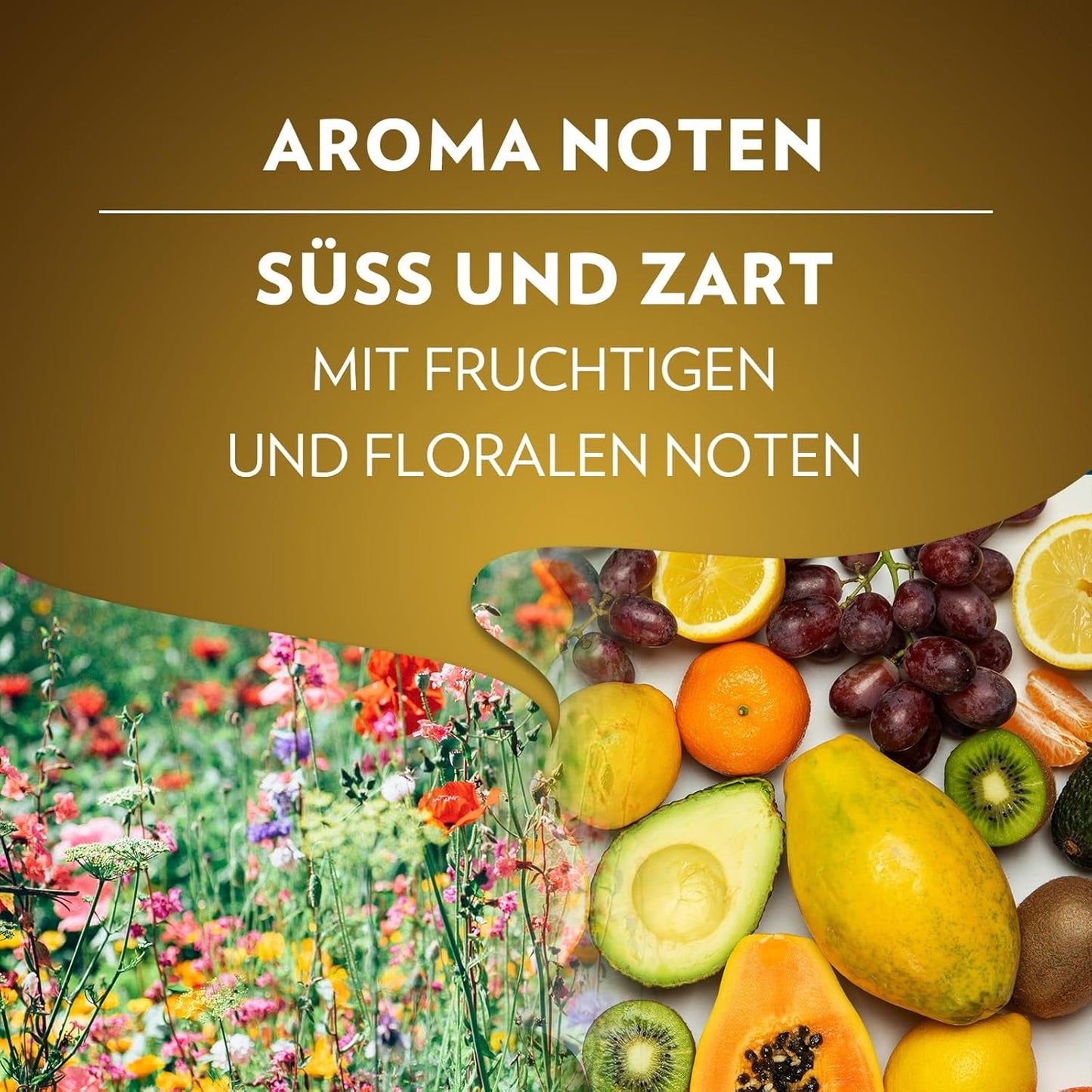 Lavazza Qualità Oro, Arabica-Bohnen med fruktig-blommig smak, 10 kapslar, Nespresso-kompatibel