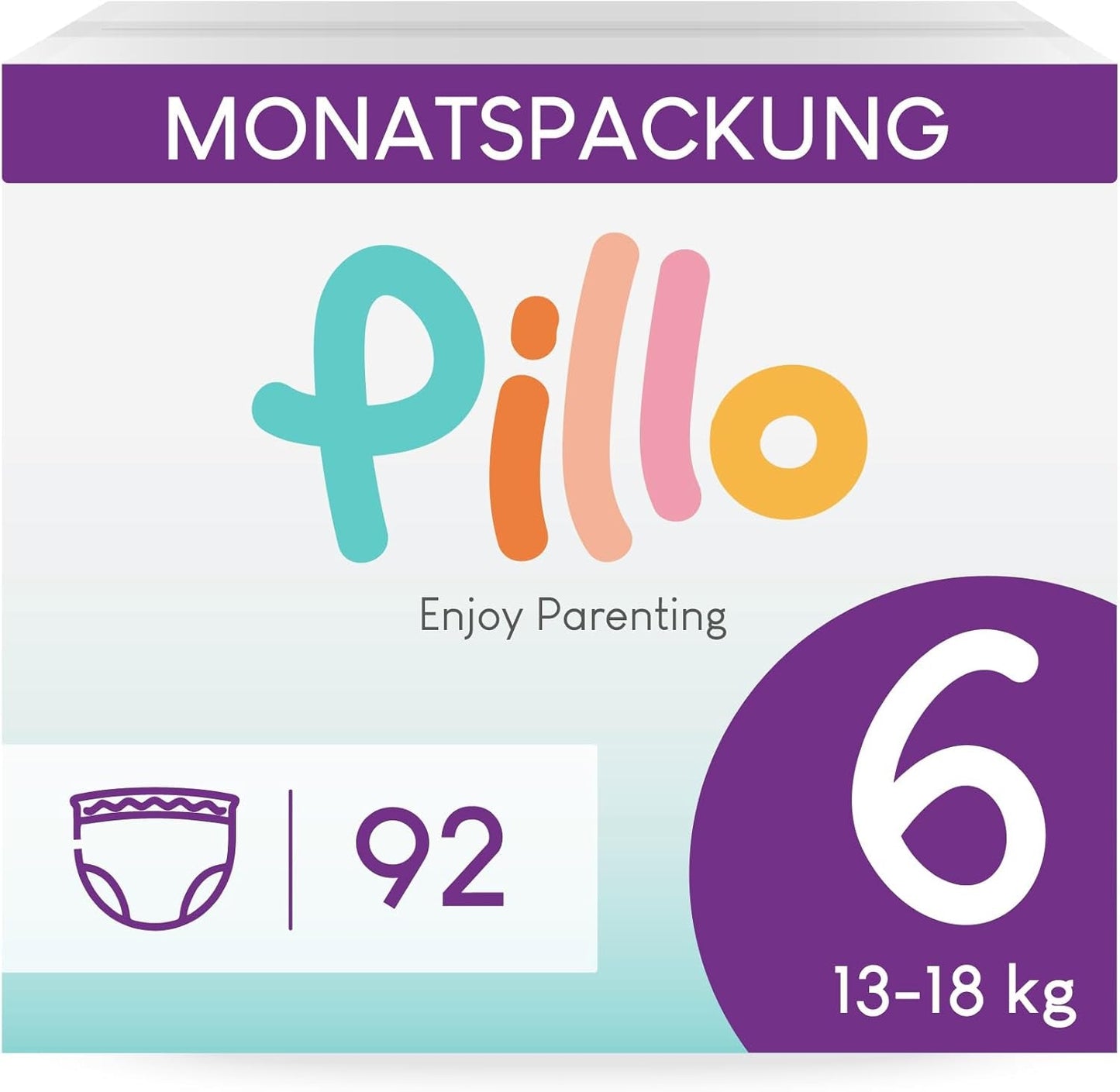 Pillo blöjor, storlek 7, 84 stycken, 4 förpackningar med 21 blöjor vardera, storlek 7 - XXL (15+ kg) - Babyblöjor