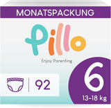 Pillo blöjor, storlek 7, 84 stycken, 4 förpackningar med 21 blöjor vardera, storlek 7 - XXL (15+ kg) - Babyblöjor