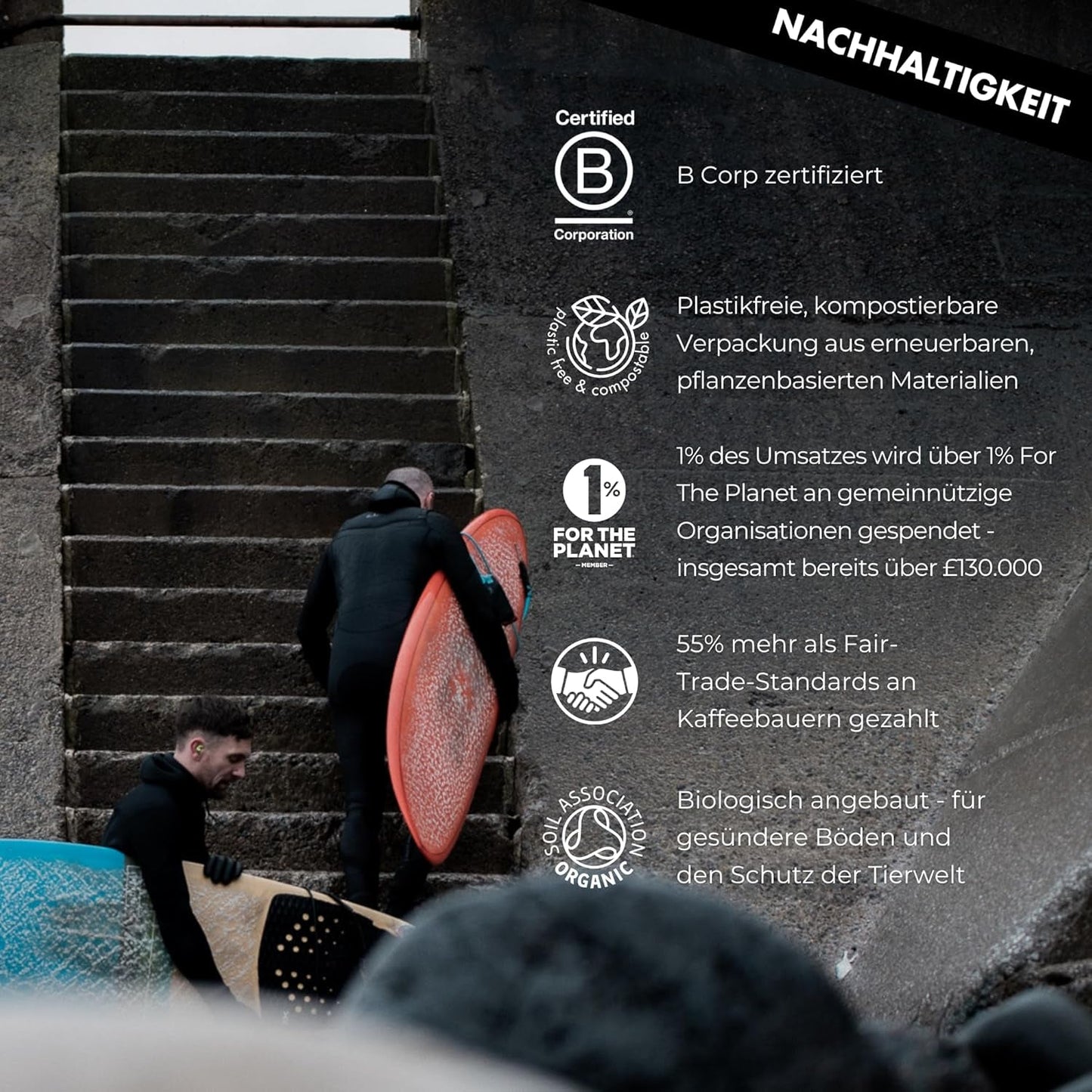 EXHALE Bio GANZE BOHNEN – Dunkel Gerösteter Kaffee – 450g Packung – Mykotoxinfrei & Geeignet für Bulletproof Coffee – Single Origin och 100% Arabica Bohnen