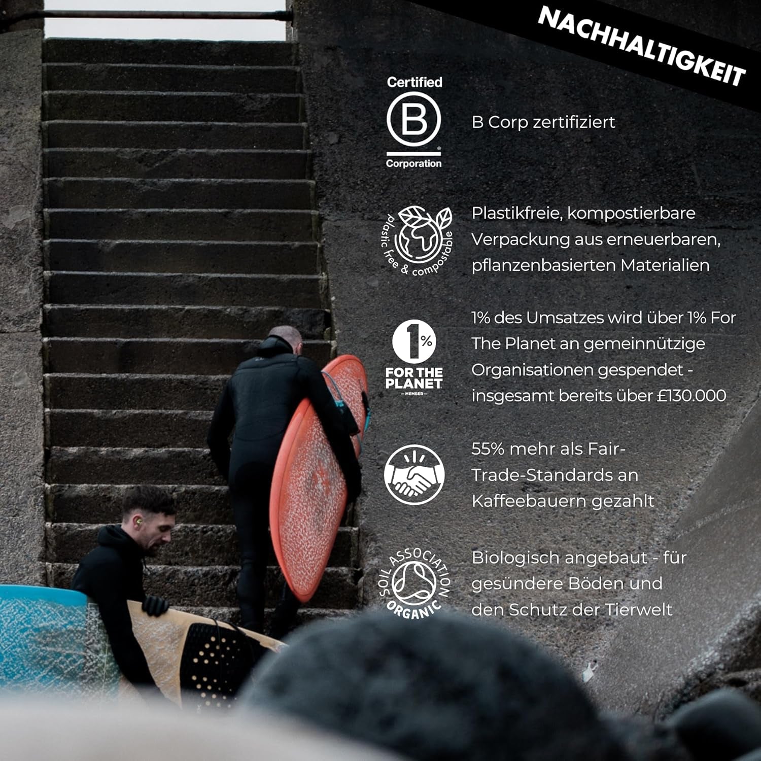 EXHALE Bio GANZE BOHNEN – Dunkel Gerösteter Kaffee – 450g Packung – Mykotoxinfrei & Geeignet für Bulletproof Coffee – Single Origin och 100% Arabica Bohnen