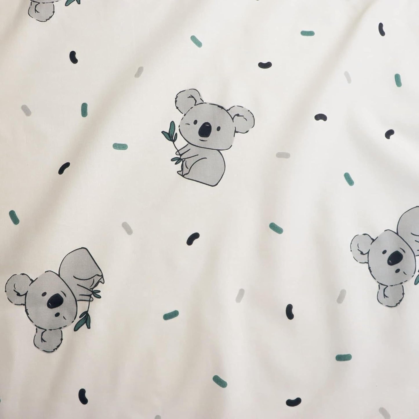 Sängkläder för barn, Koala eller Enhörning, 100 % bomull Sängkläder - barn Naty Shop