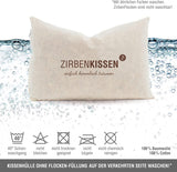 schweizisk furu familj schweizisk furu kudde Helt enkelt himmelskt drömmande 30X20 cm, trä, naturlig, 1 st (1 pack) Naty Shop standard kuddar