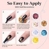 Modelones 35st Gel Nagellack Set, UV Nagellack Set med 48W lampa, Naken Brun Vit Rosa Gel Nagellack Set, UV Gel Nagellack Set med Top Coat Base Nagelstudio Set