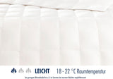 Irisette Nora duntäcke Lätt sommartäcke med 100% bomullsöverdrag, 100% dunfyllning klass I, 135 X 200 cm, Oeko-Tex certifierad, tillverkad enligt tysk kvalitetsstandard Täcken och täcken Naty Shop