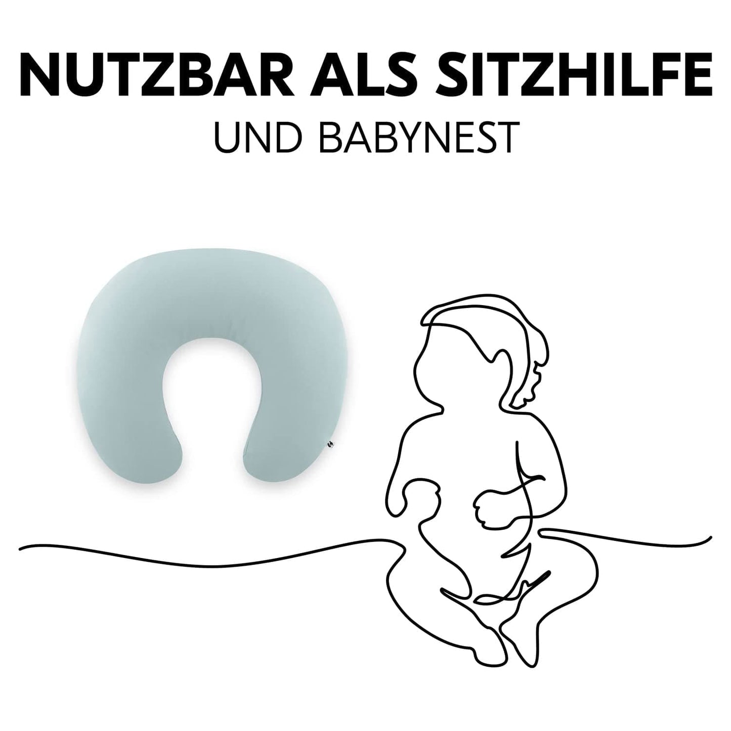 Hauck amningskudde för bebisar med fyllning Tillbehör Mat och amning Bebe Naty Shop
